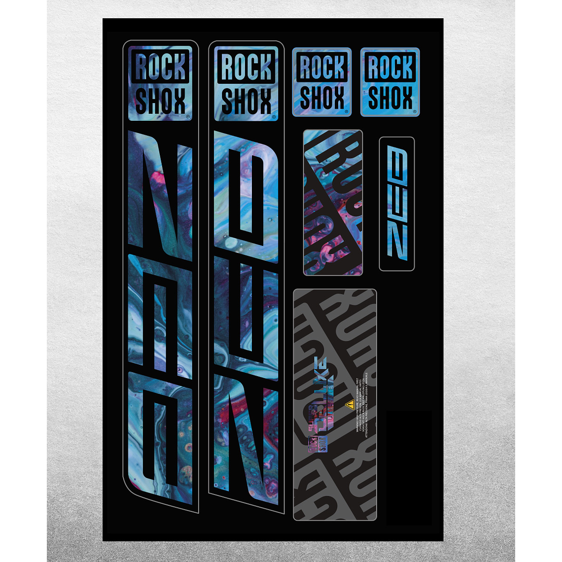 PROLINE FORK DECALS - RS ZEB 2021 10