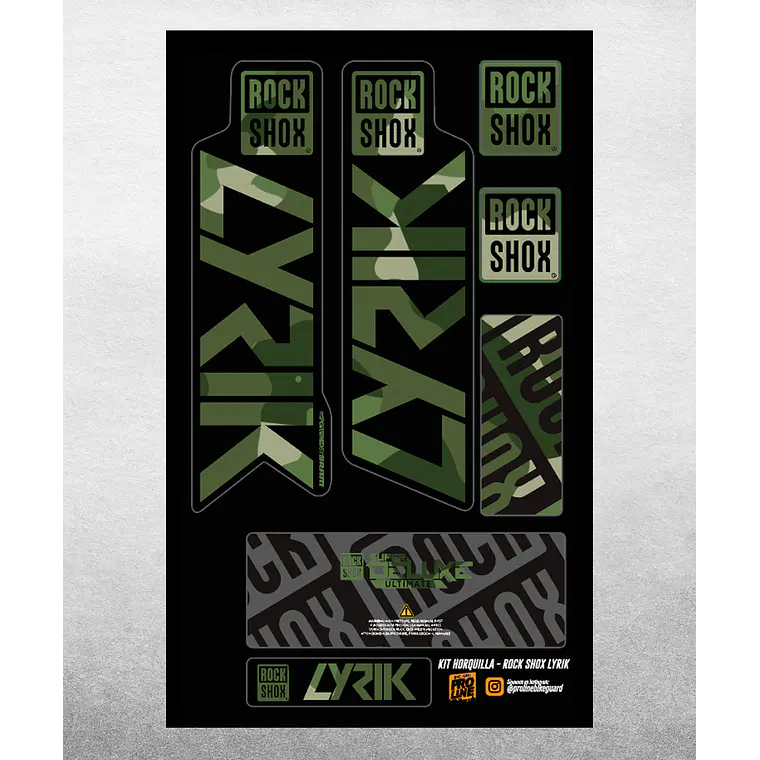 PROLINE FORK DECALS - RS LYRIK 2021 7