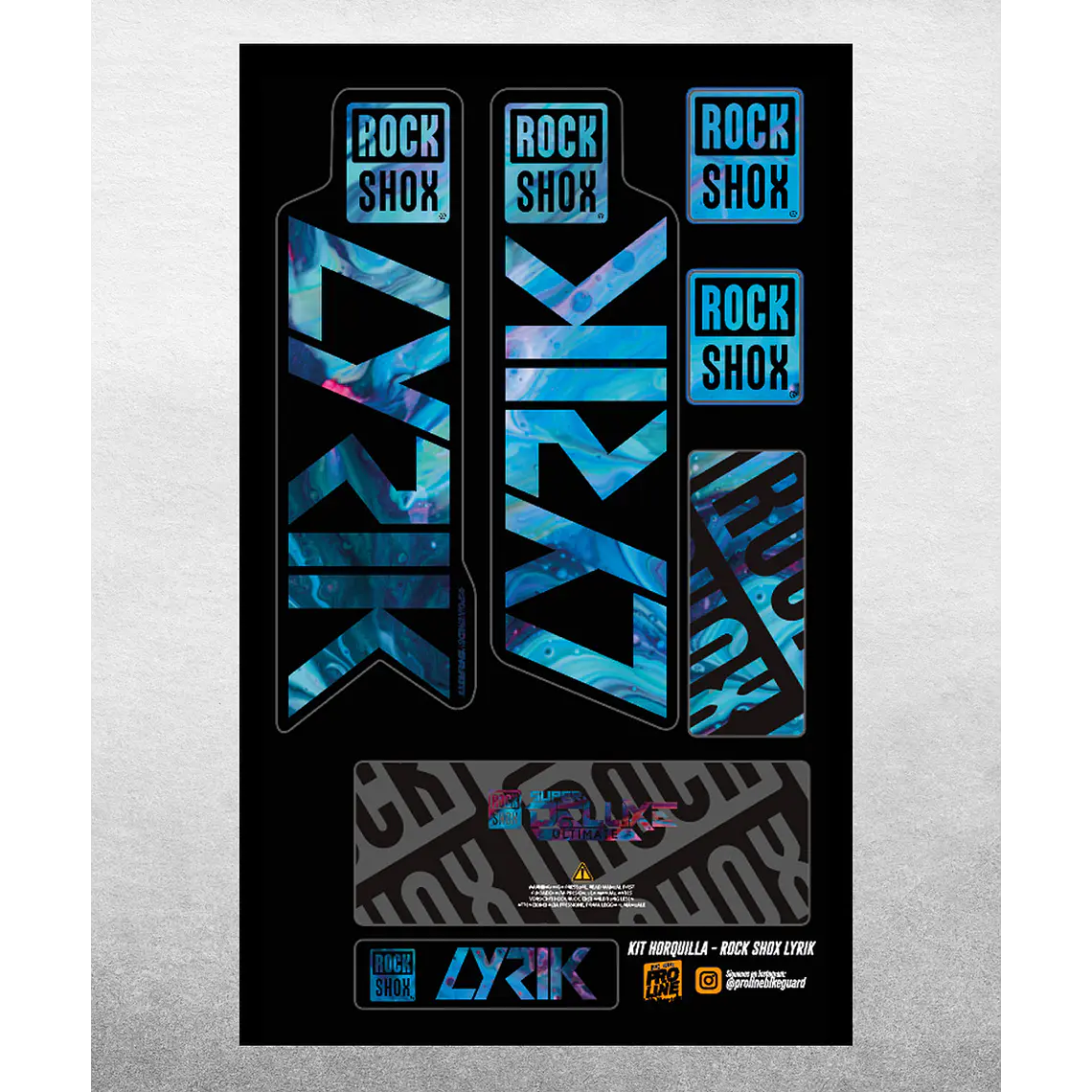 PROLINE FORK DECALS - RS LYRIK 2021 10
