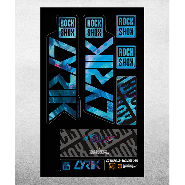 PROLINE FORK DECALS - RS LYRIK 2021 10