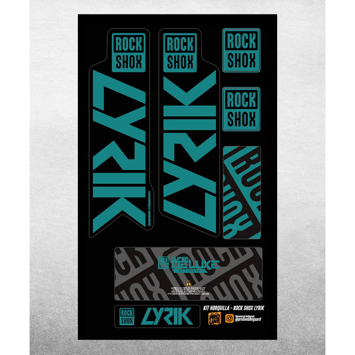 PROLINE FORK DECALS - RS LYRIK 2021 11