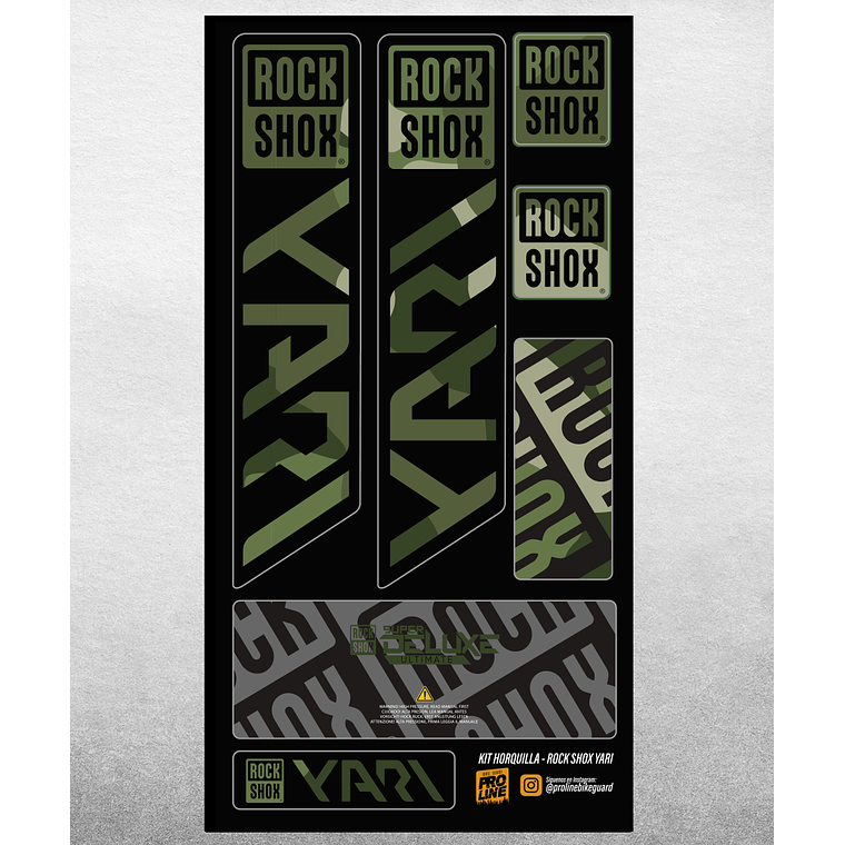 PROLINE FORK DECALS - RS YARI 2021 7