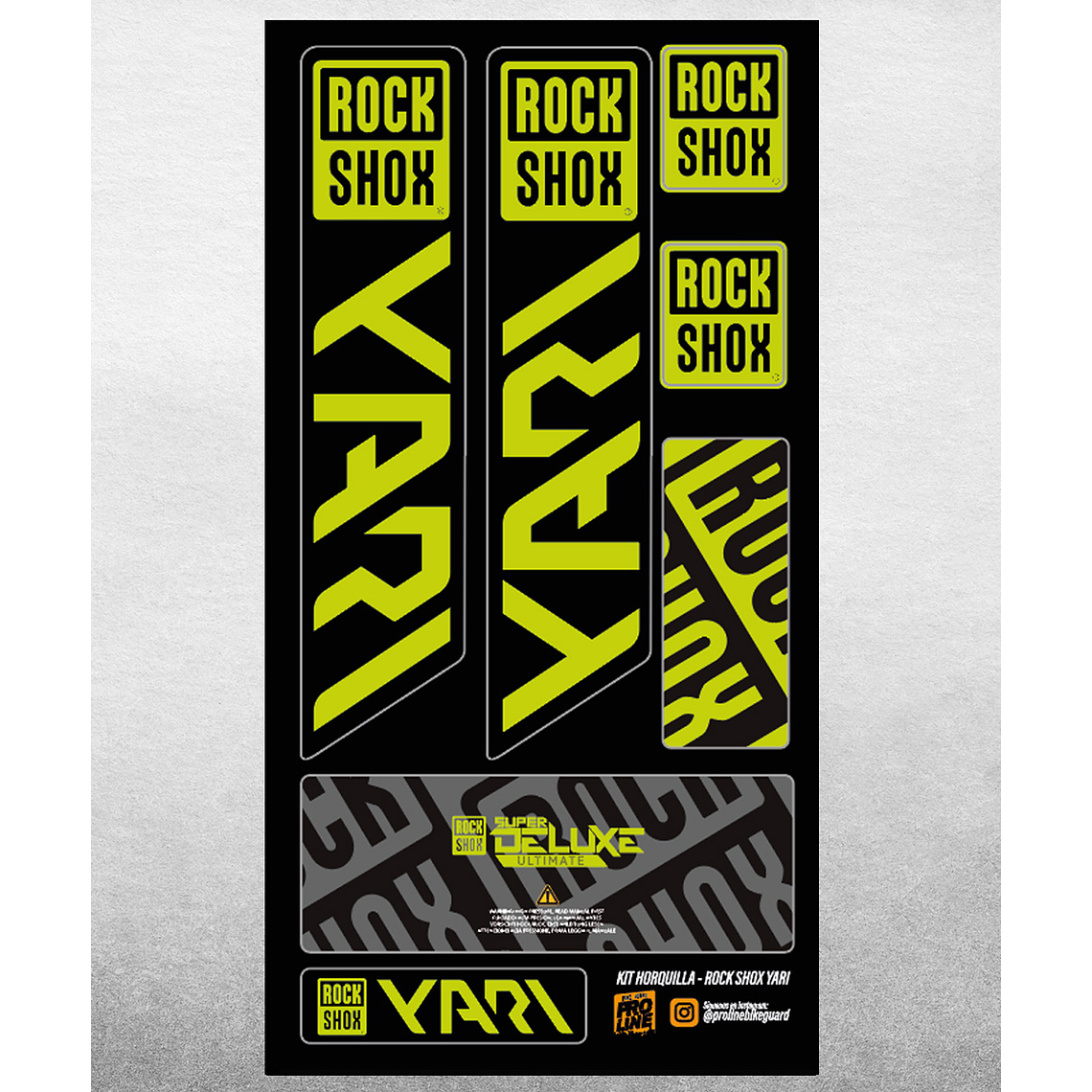 PROLINE FORK DECALS - RS YARI 2021 8