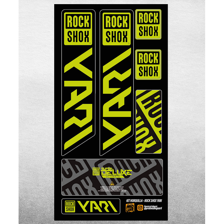 PROLINE FORK DECALS - RS YARI 2021 8