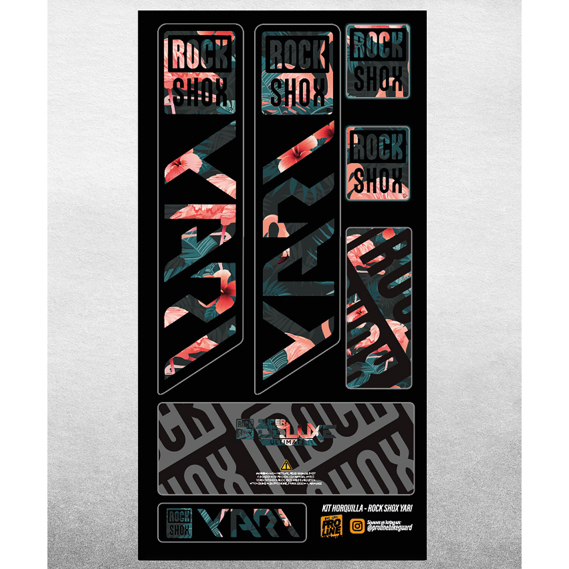 PROLINE FORK DECALS - RS YARI 2021 9