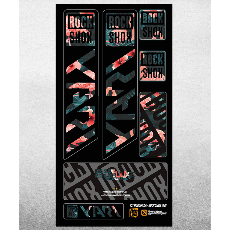 PROLINE FORK DECALS - RS YARI 2021 9