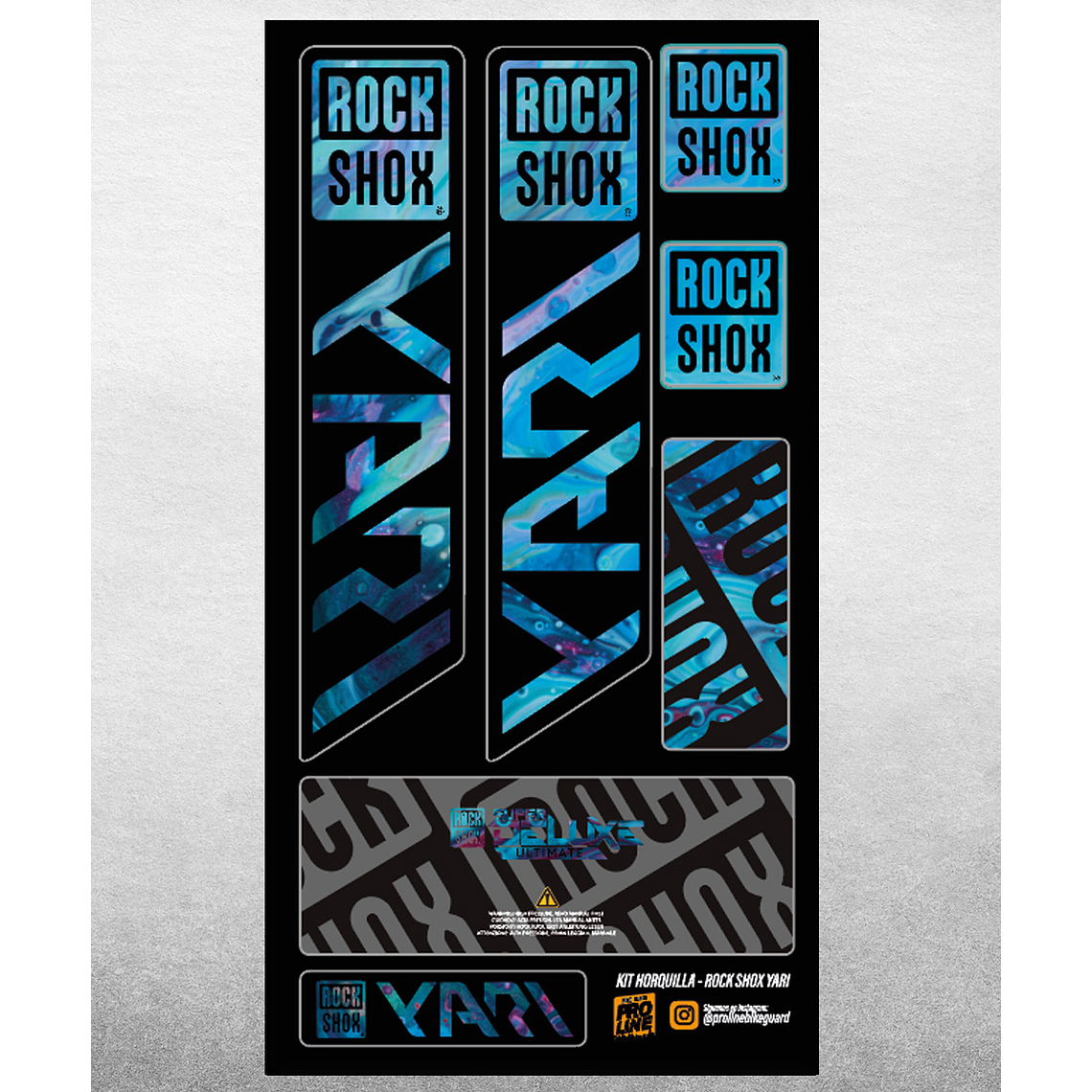 PROLINE FORK DECALS - RS YARI 2021 10