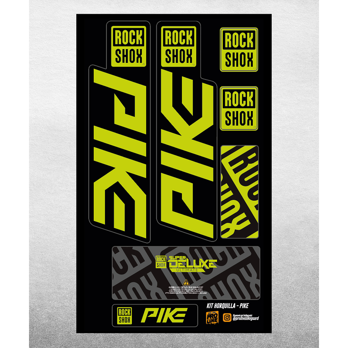 PROLINE FORK DECALS - RS PIKE 2021 6