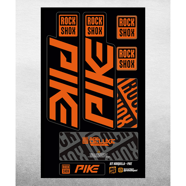 PROLINE FORK DECALS - RS PIKE 2021 8