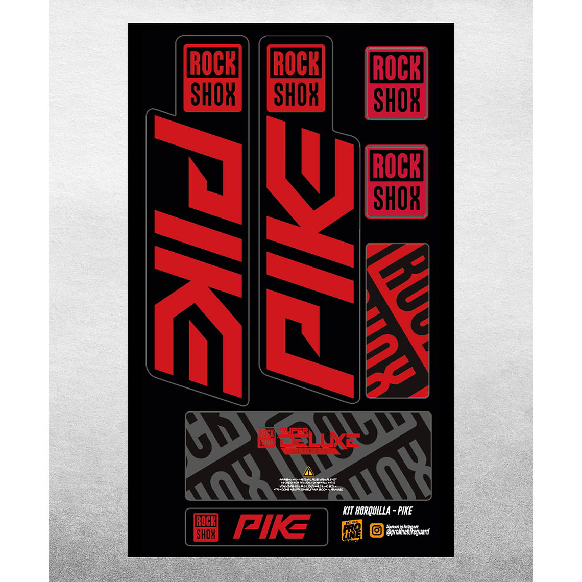 PROLINE FORK DECALS - RS PIKE 2021 11