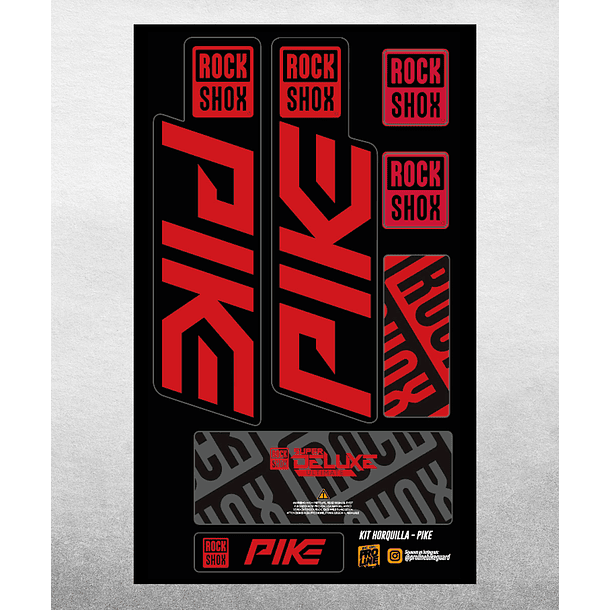 PROLINE FORK DECALS - RS PIKE 2021 11