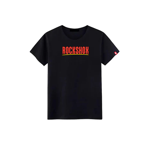 POLERA ROCK SHOX PAINT BRUSH LOGO NEGRO