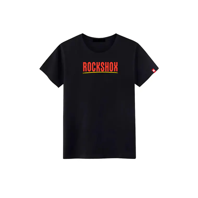 POLERA ROCK SHOX PAINT BRUSH LOGO NEGRO 1