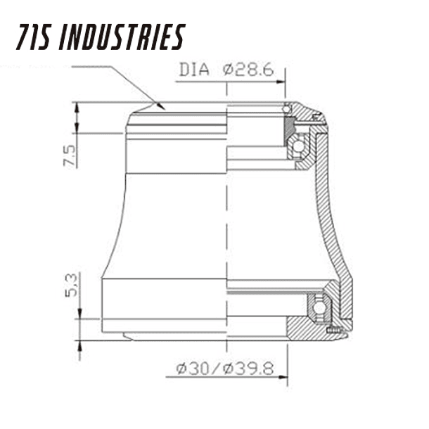 JUEGO DE DIRECCION 715 IND ZS44/ZS56 2
