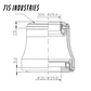 JUEGO DE DIRECCION 715 IND ZS44/ZS56 - Miniatura 2