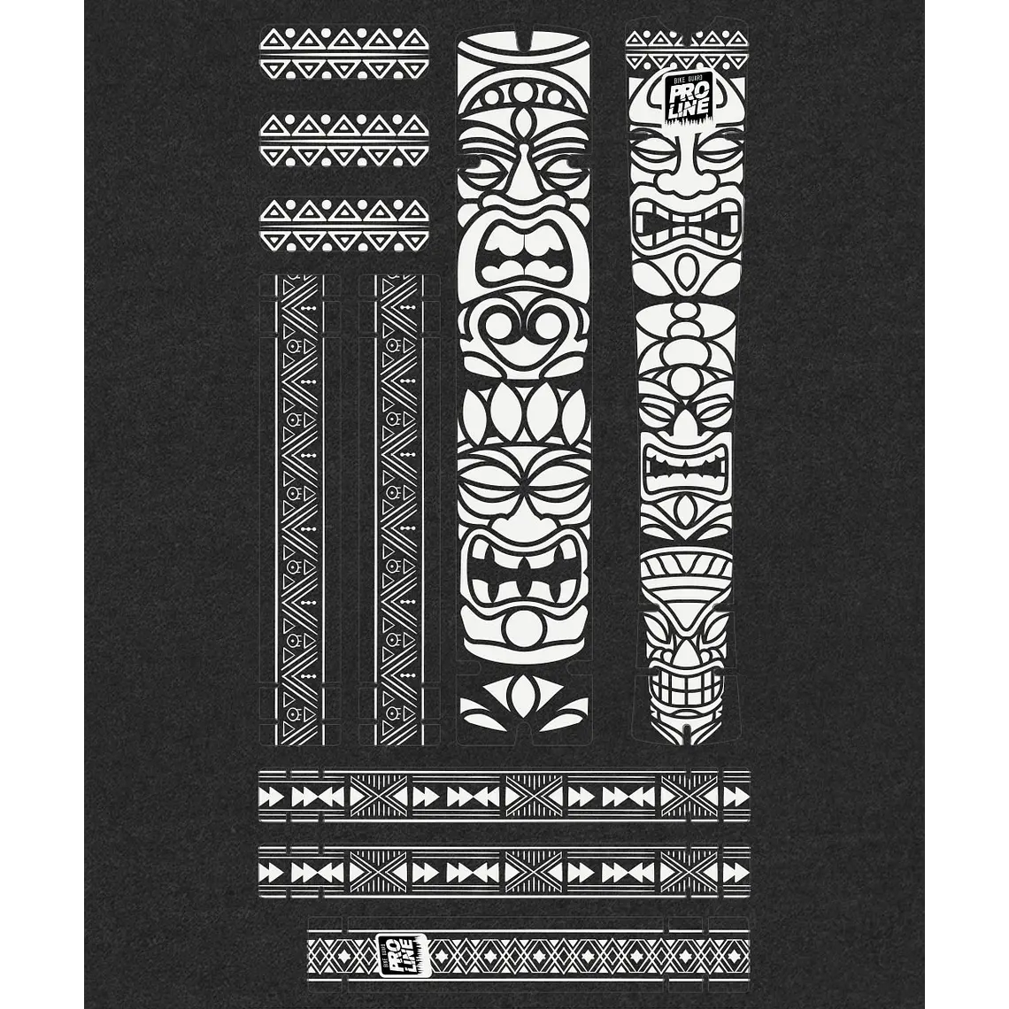 PROLINE BIKE GUARD MAORI WHITE 2