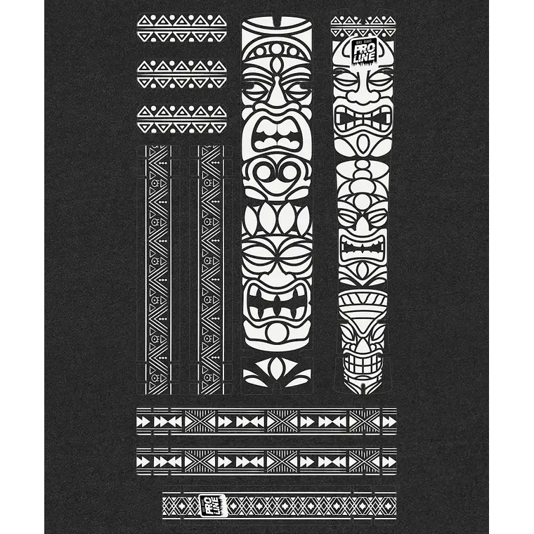 PROLINE BIKE GUARD MAORI WHITE 2