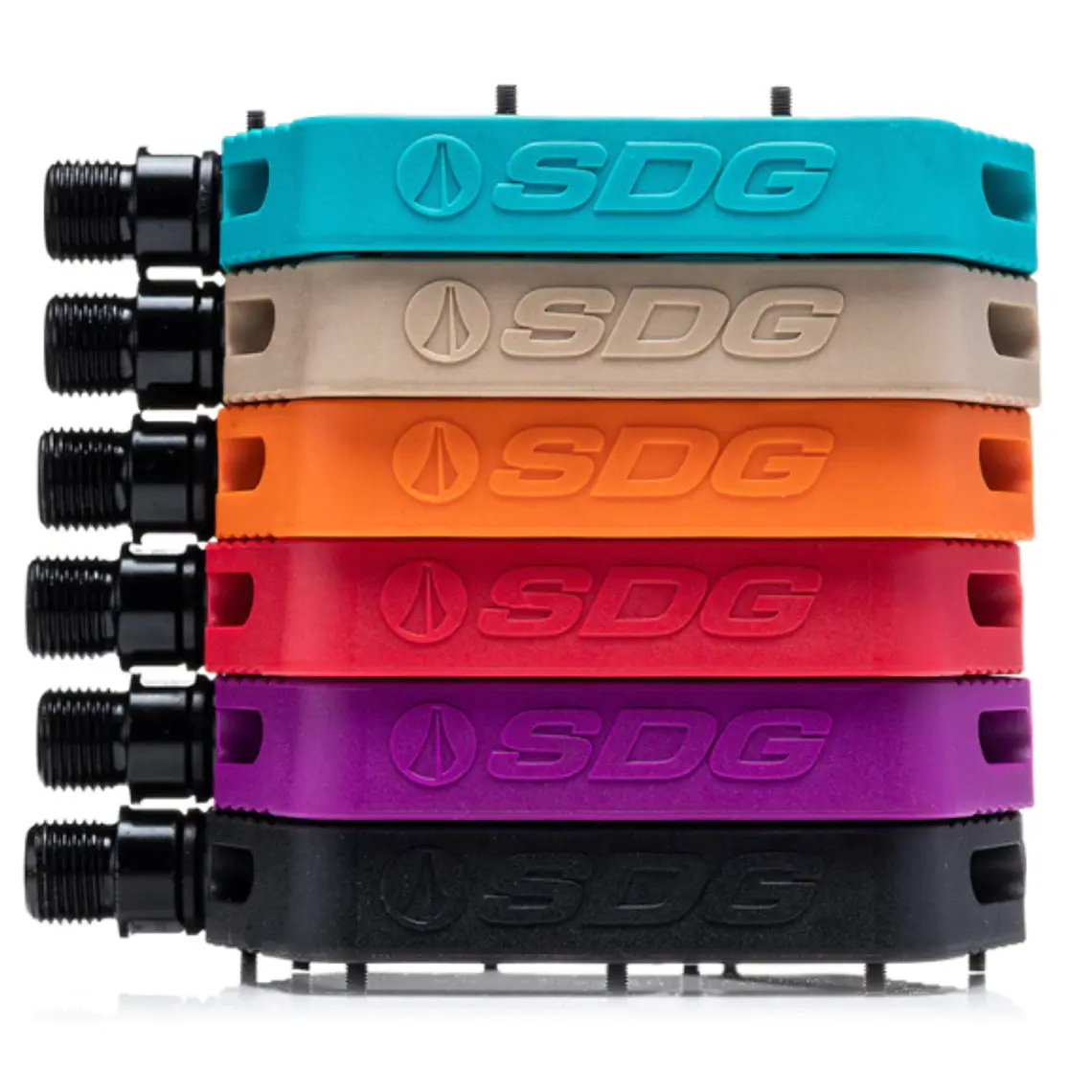 PEDALES SDG COMPOSITE  ROJO 2