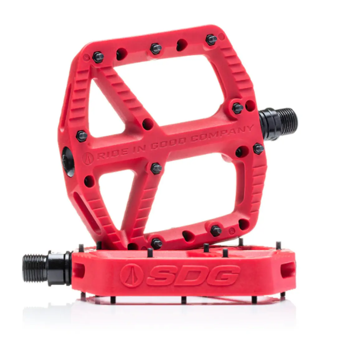 PEDALES SDG COMPOSITE  ROJO 1