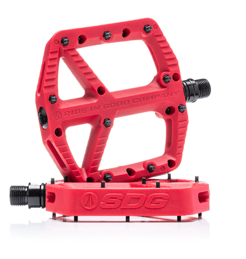 PEDALES SDG COMPOSITE  ROJO