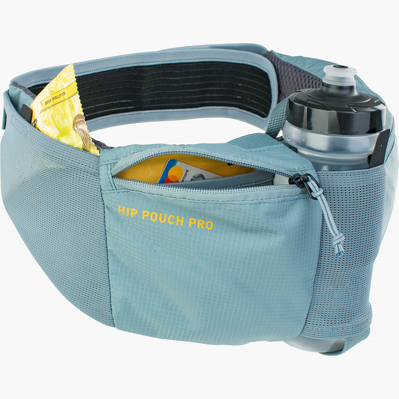 BANANO EVOC PORTA BOTELLA HIP POUCH PRO + BOTELLA  STEEL