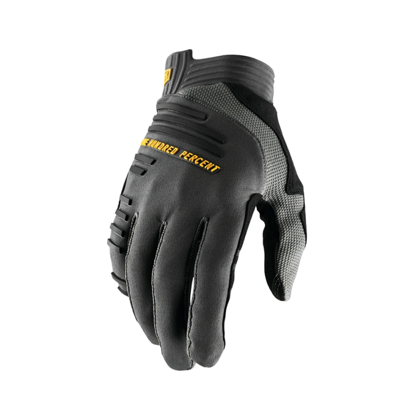 GUANTES 100% R-CORE CHARCOAL