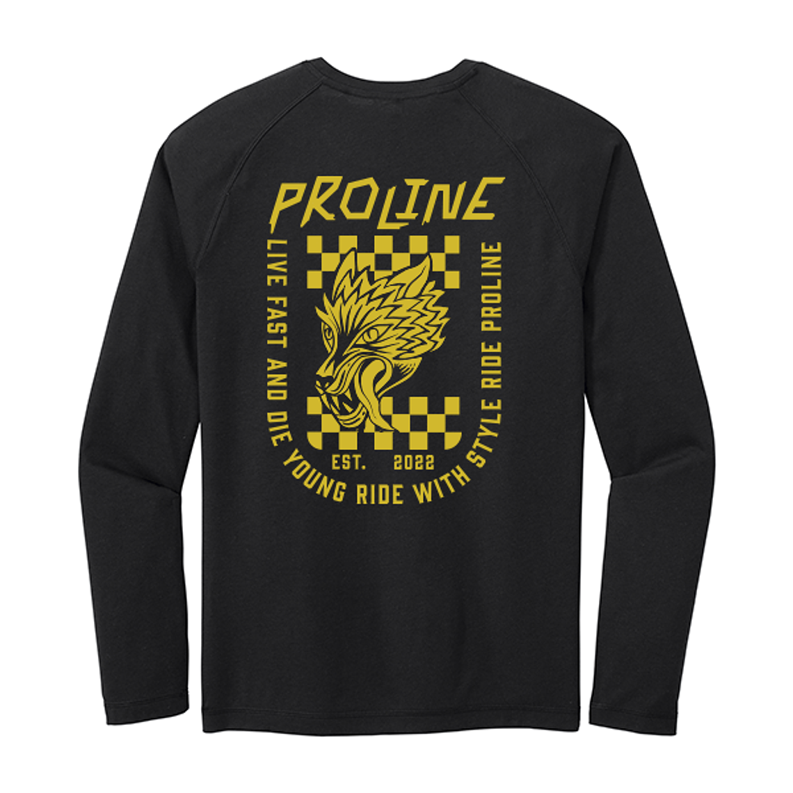 JERSEY PROLINE WOLF BLACK LS 2