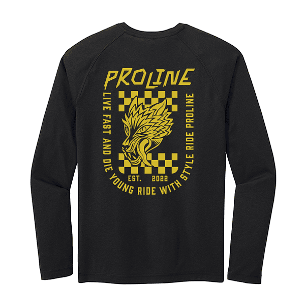 JERSEY PROLINE WOLF BLACK LS 2