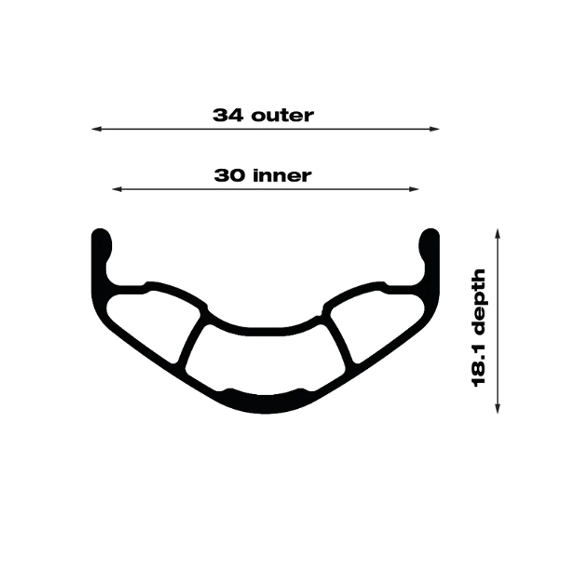 LLANTA WTB KOM TOUGH I35 27.5 2.0 32H BLK 2