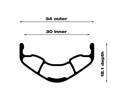 LLANTA WTB KOM TOUGH I30 29 32H BLK