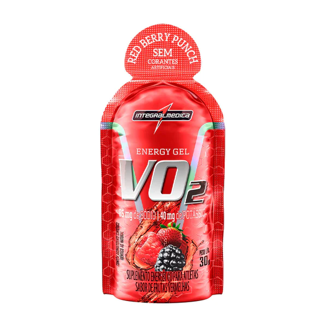 VO2 ENERGY GEL, FRUTOS ROJOS (30 gr) 1