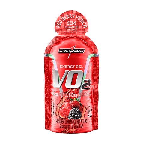 VO2 ENERGY GEL, FRUTOS ROJOS (30 gr)