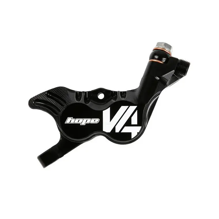 HOPE FRENO TECH 4 V4 NEGRO/NARANJO TRASERO 2