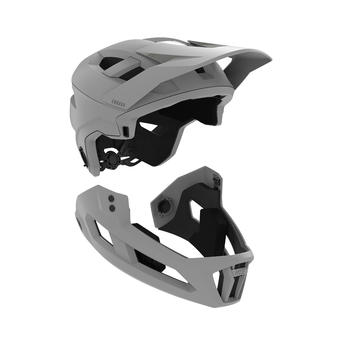 CASCO LEATT MTB ENDURO 2.0 V23 DESMONTABLE WHITE 3