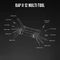 HERRAMIENTA RAP II 12 MULTI TOOL BLACK LEZYNE - Miniatura 2