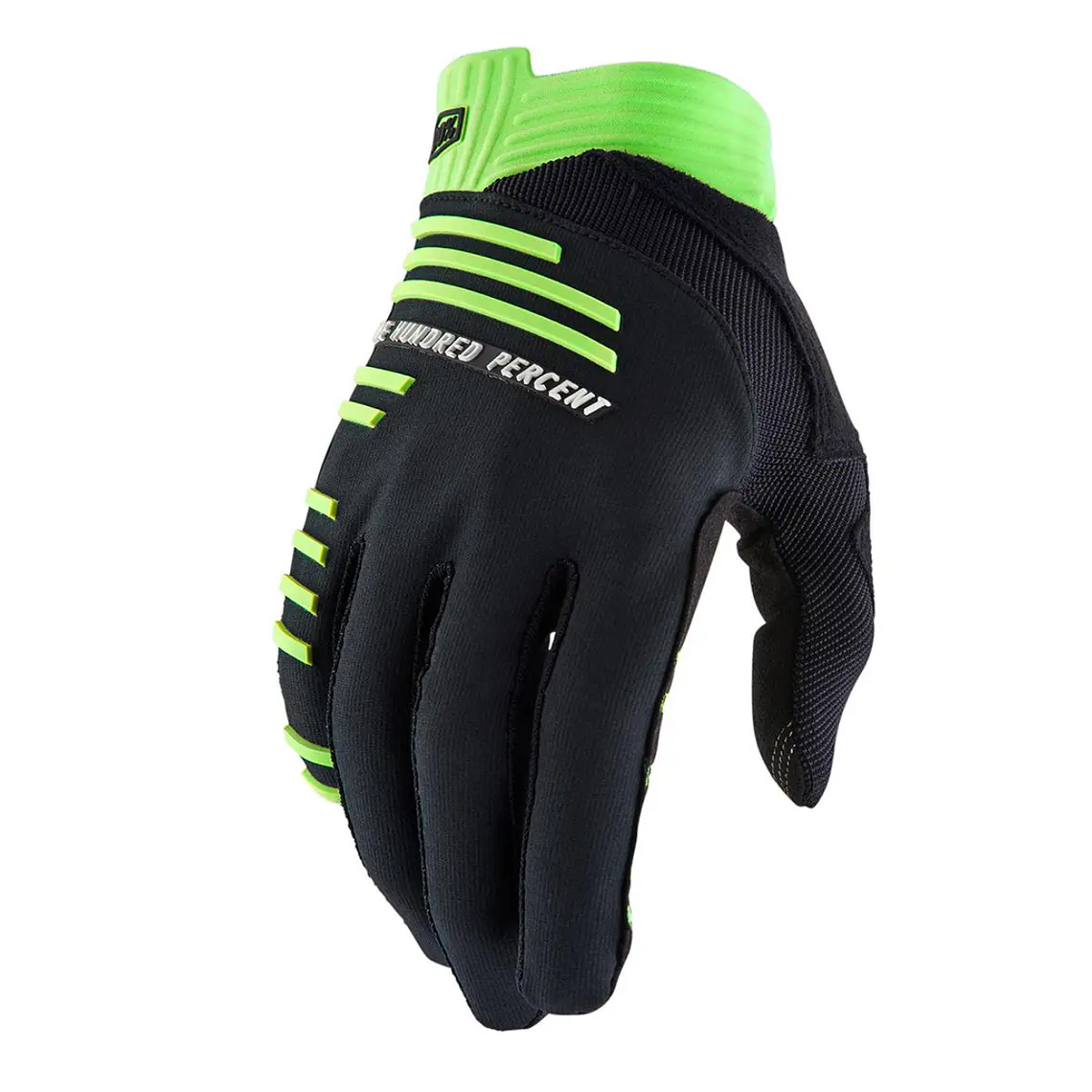 GUANTES R-CORE Negro/Lima 1