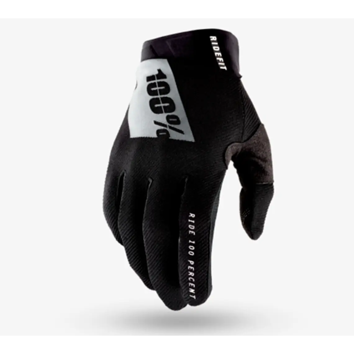 GUANTES 100% RIDEFIT NEGRO 1