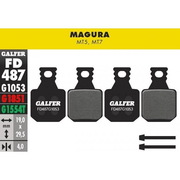 PASTILLAS GALFER MAGURA MT5 Y MT7 1