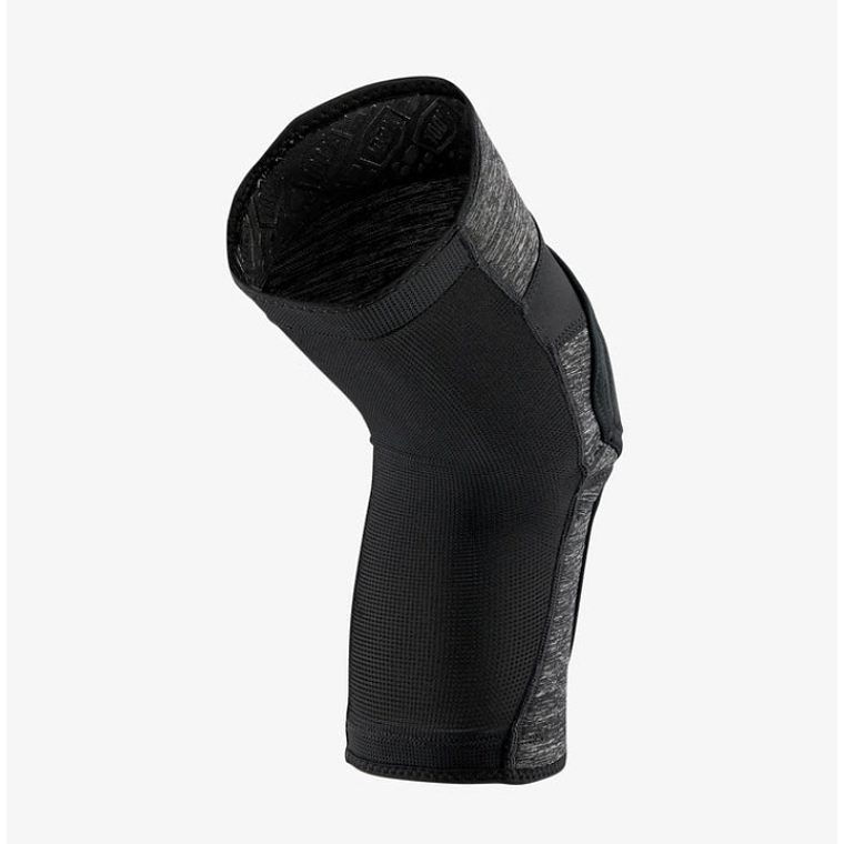 RODILLERAS 100% RIDECAMP HEATHER NEGRO/GRIS  2