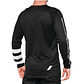 JERSEY 100% R-CORE LS BLACK/WHITE - Miniatura 2