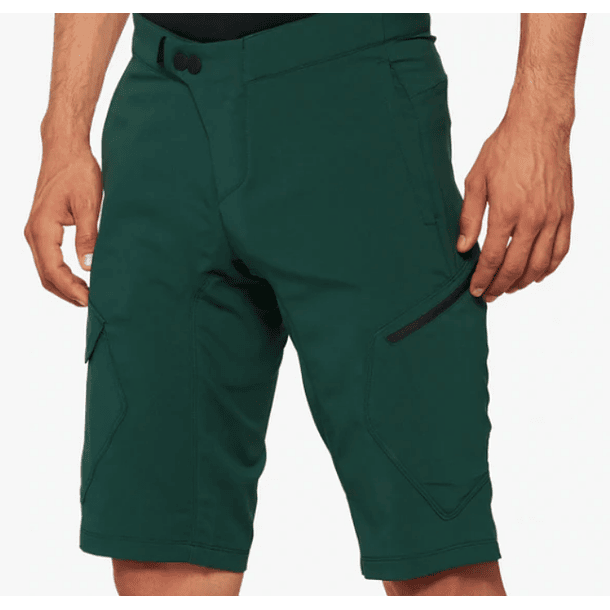 SHORTS 100% RIDECAMP FOREST GREEN  1