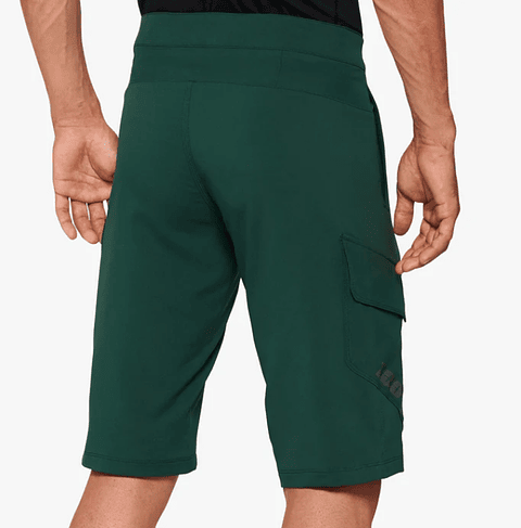 SHORTS 100% RIDECAMP FOREST GREEN 