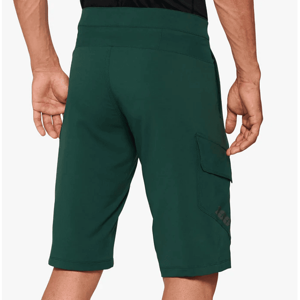 SHORTS 100% RIDECAMP FOREST GREEN  2