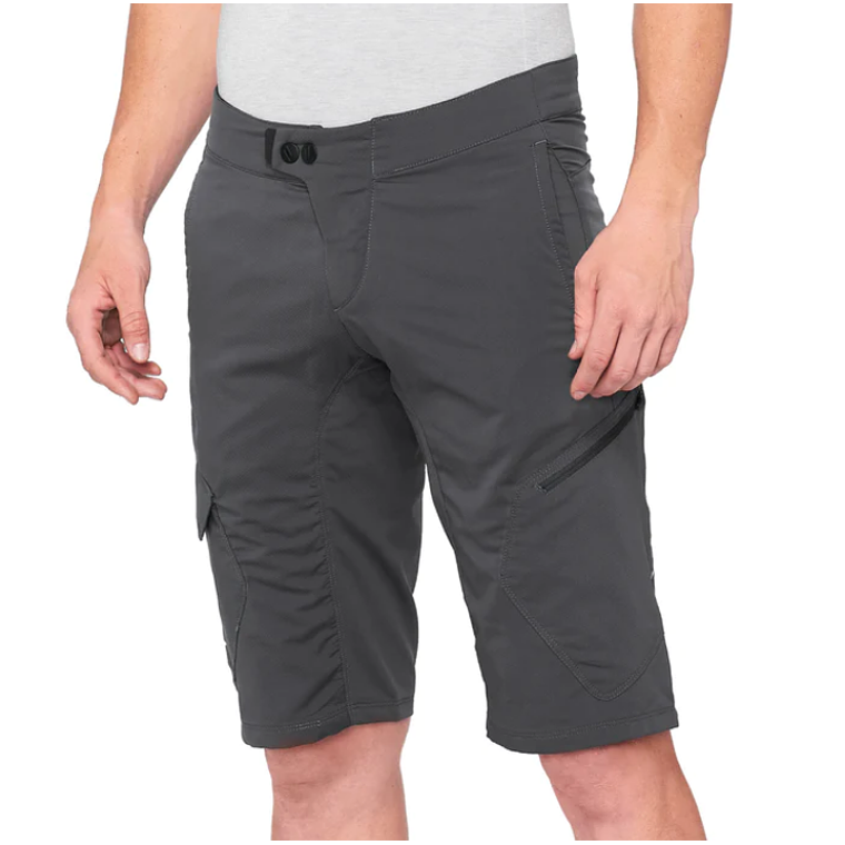 SHORTS 100% RIDECAMP CHARCOAL 1
