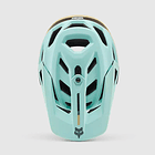 CASCO FOX NEW PROFRAME CLYZO Negro/Dorado/Celeste 2