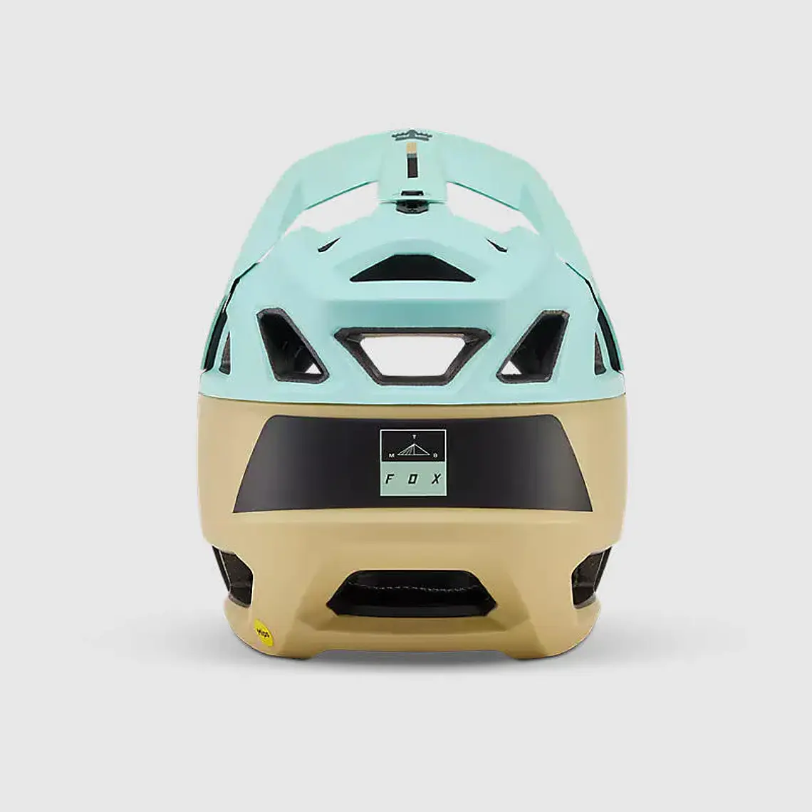 CASCO FOX NEW PROFRAME CLYZO Negro/Dorado/Celeste 3