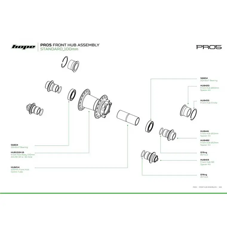 MAZA HOPE PRO 5 32h 15X110 BOOST ORANGE 2