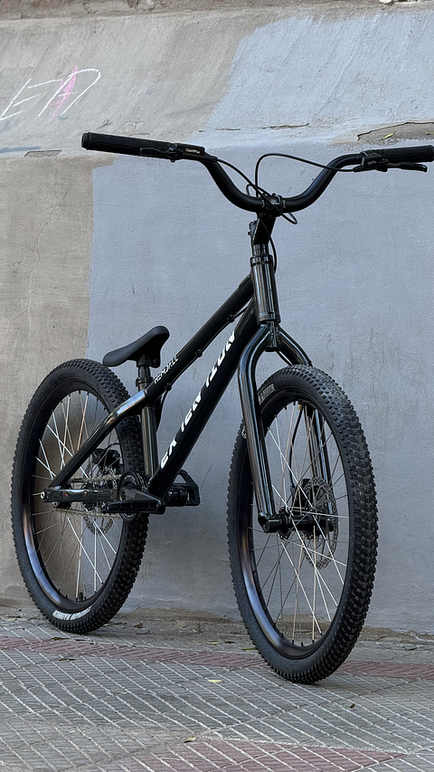 Bicicleta Street Trial Extention 24" Negro galaxia