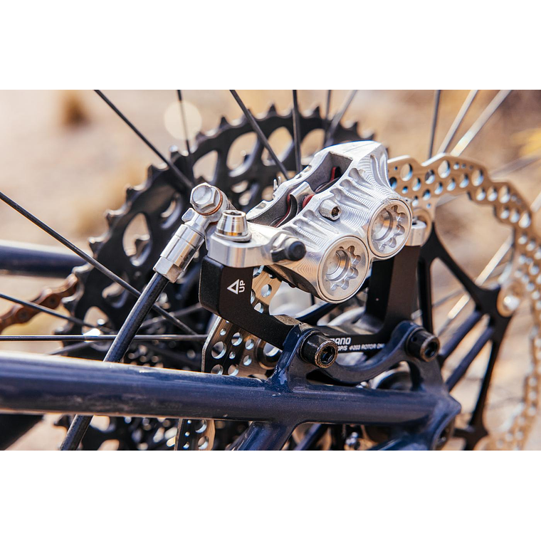 HOPE FRENO TECH 4 V4 SILVER/SILVER TRASERO 2