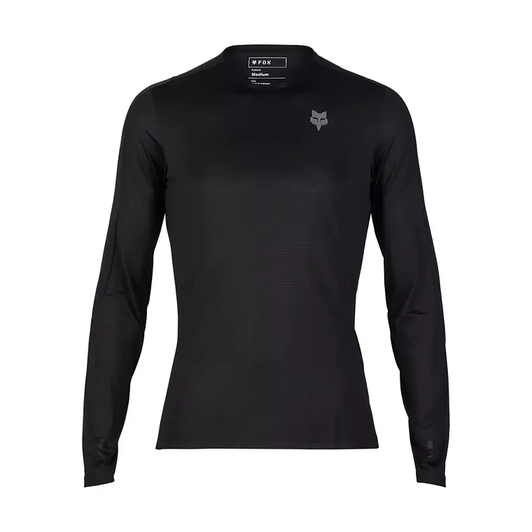 JERSEY FOX FLEXAIR ASCENT LS BLACK 1